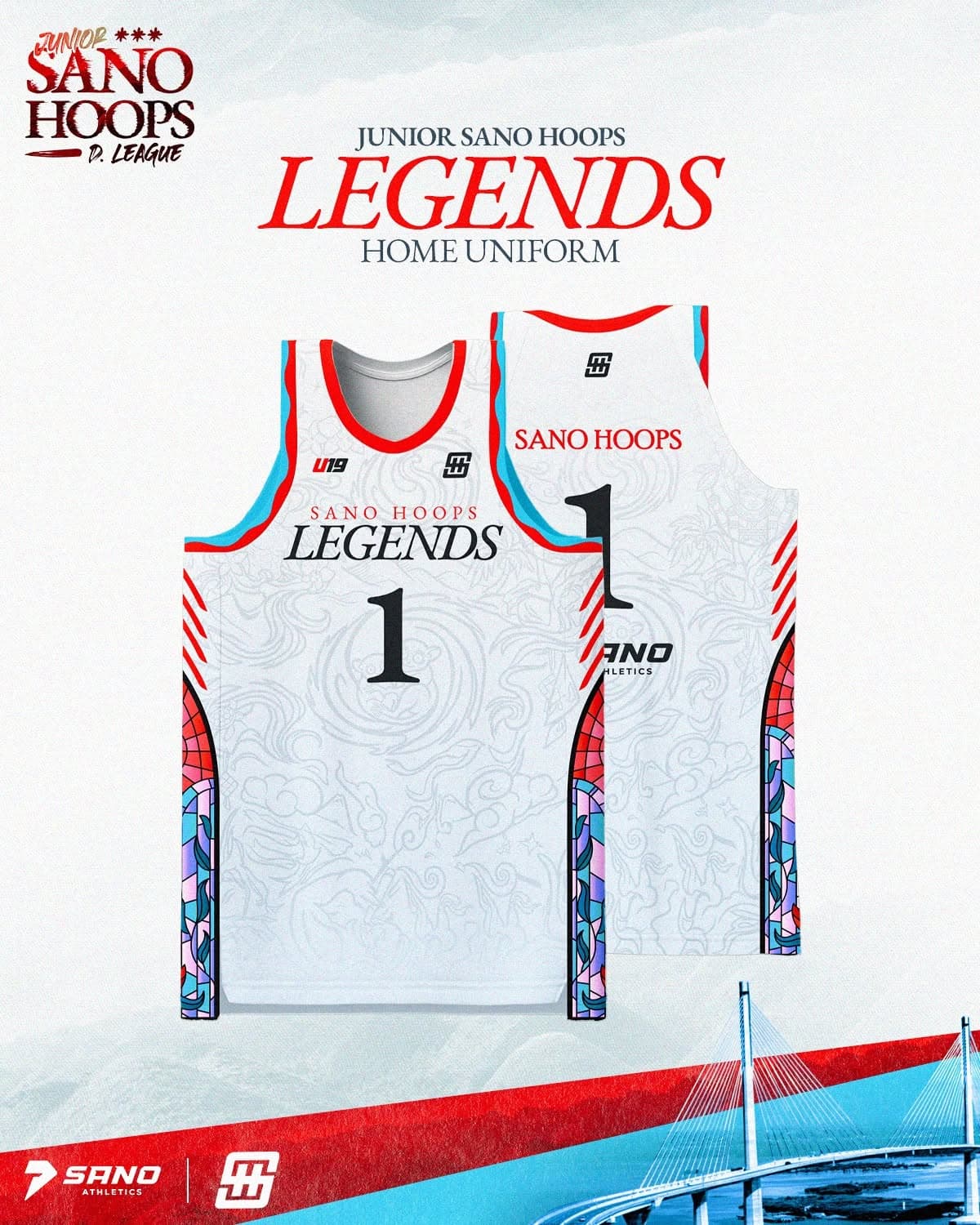 Junior Sano Hoops Legends — Home Uniform