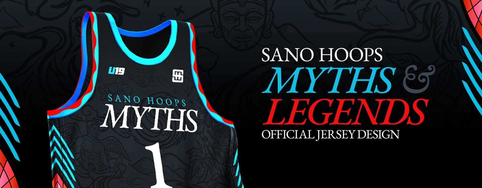 Sano Hoops Myths & Legends — Official Jersey Design