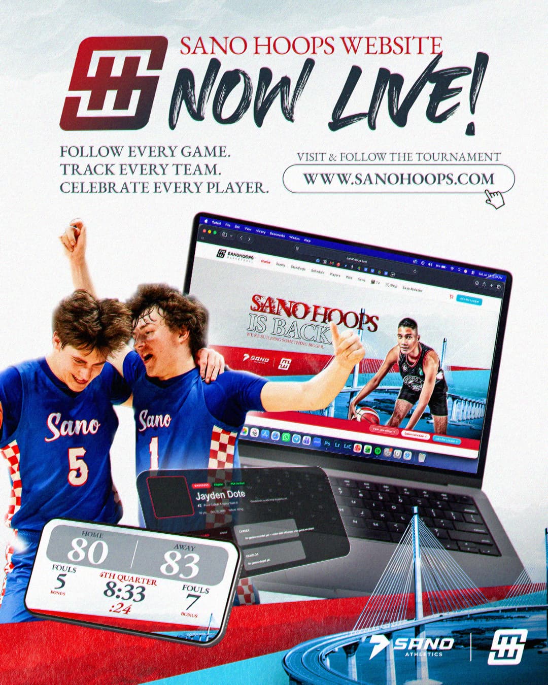 SanoHoops Website Now Live